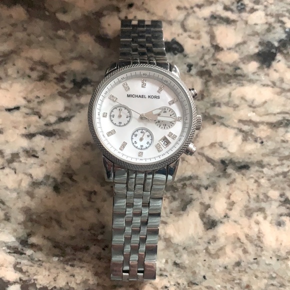 Michael Kors diamond studded watch main image 5